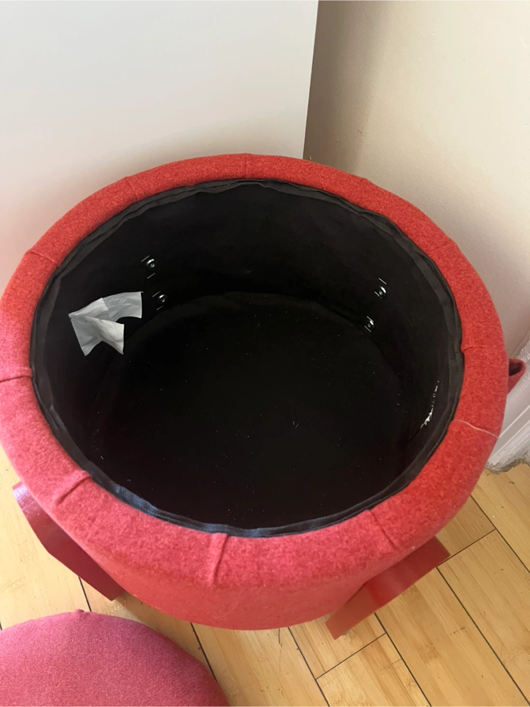IKEA FÖRLUNDA Storage Pouf - Red - photo 2