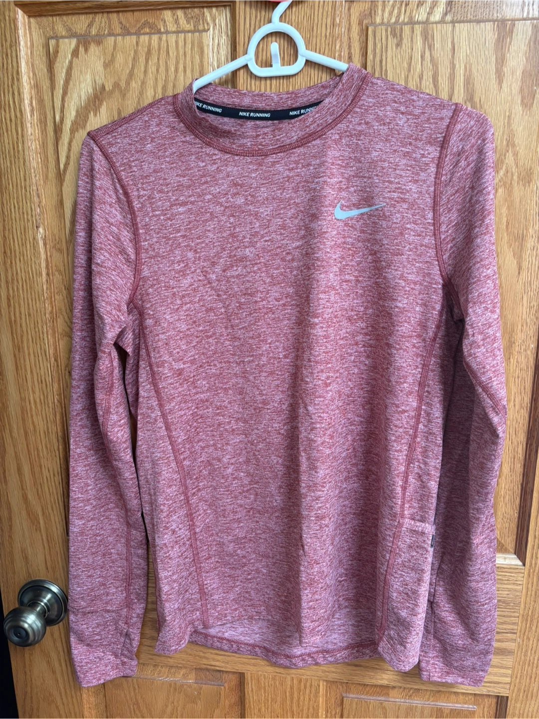 Nike Running Long Sleeve Shirt Red