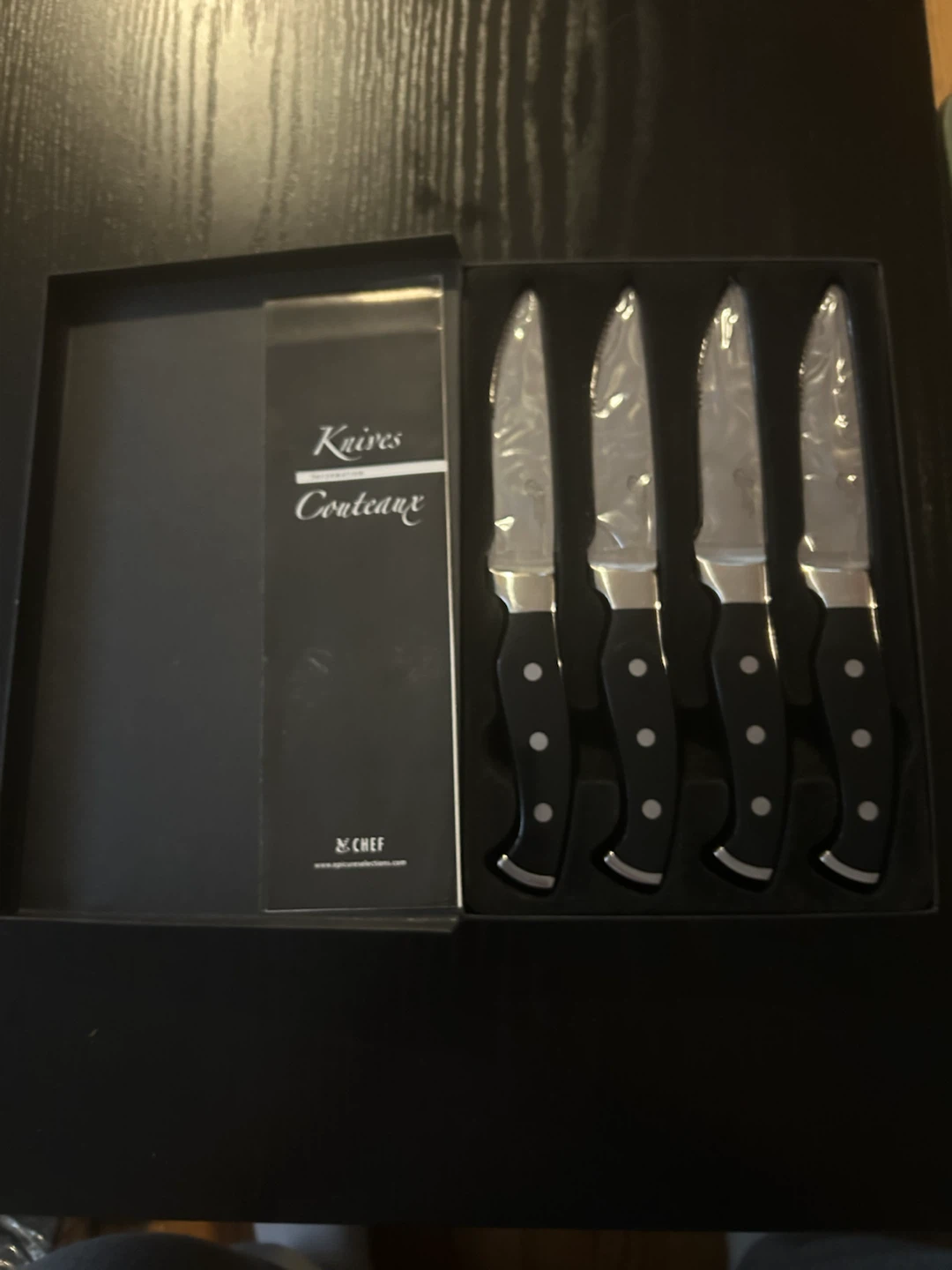 Chef Steak Knives - 4 Piece Set