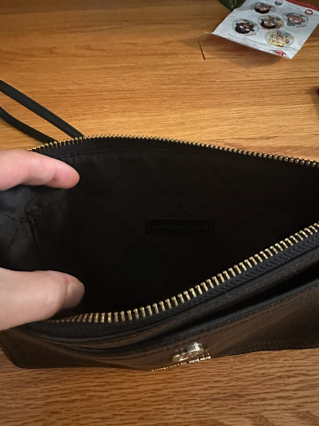 Michael Kors Black Leather Clutch Crossbody Bag – MUST GO ASAP! - photo 3