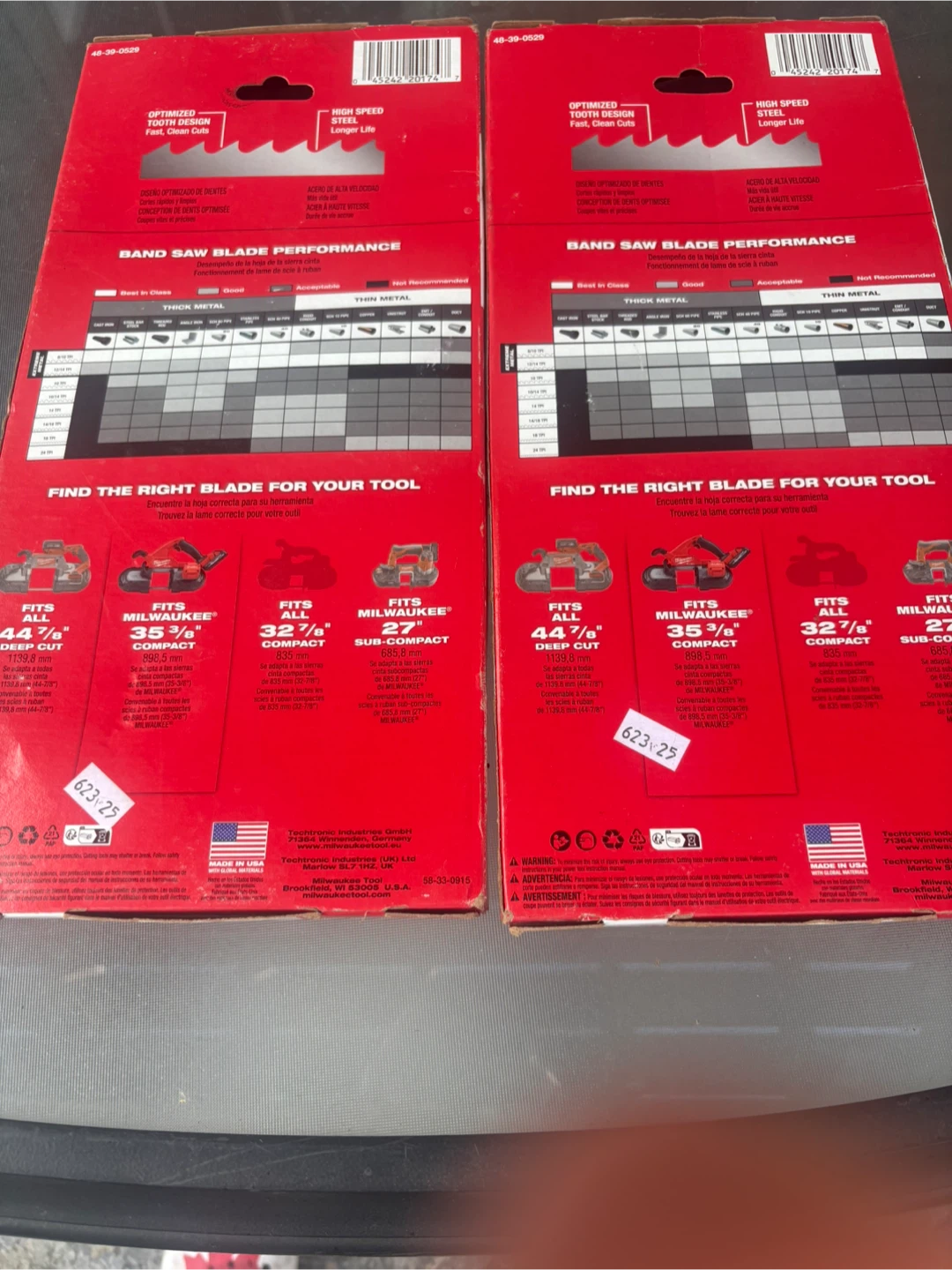 Milwaukee Thin Metal Band Saw Blades (3 Pack)
