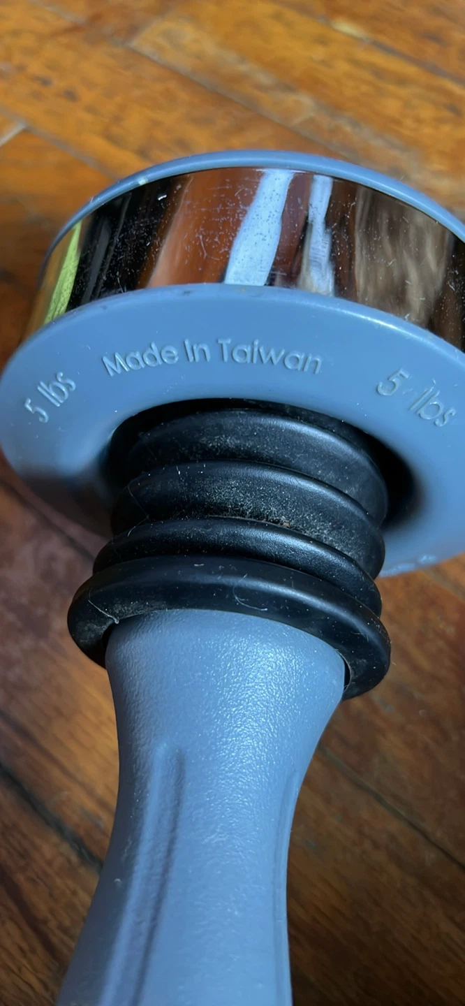 5 lbs Chrome Dumbbell - photo 3