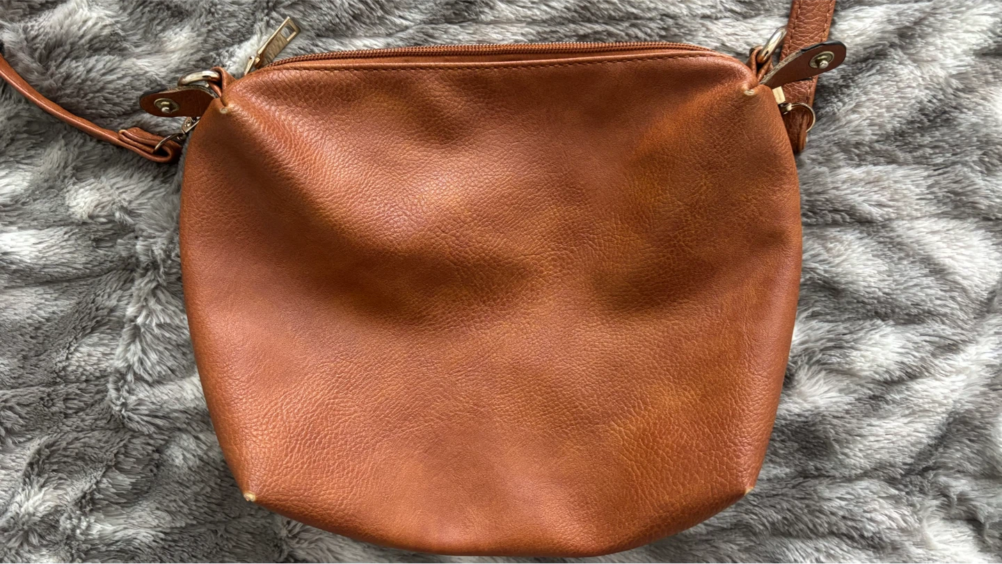 Brown cross body handbag purse - photo 2