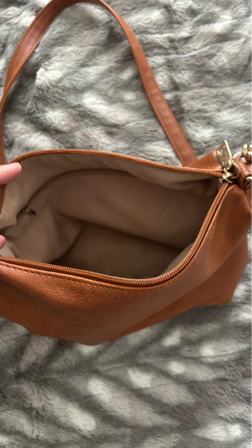 Brown cross body handbag purse - photo 3