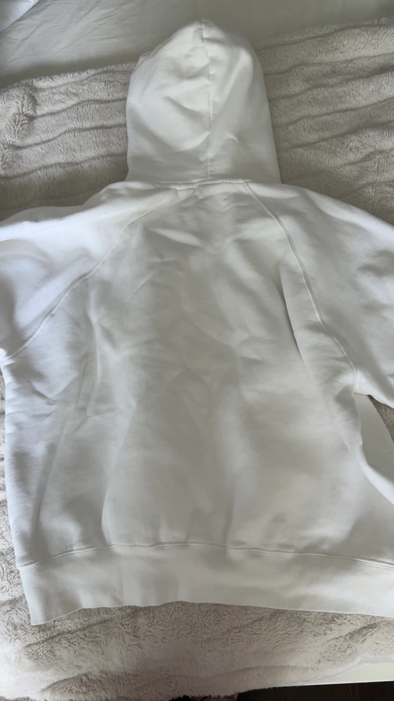 Aritzia SweatFleece White Sweater - photo 2