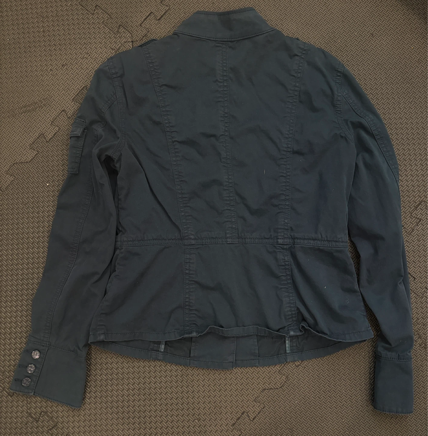 Tory Burch Navy Military Style Jacket - photo 2