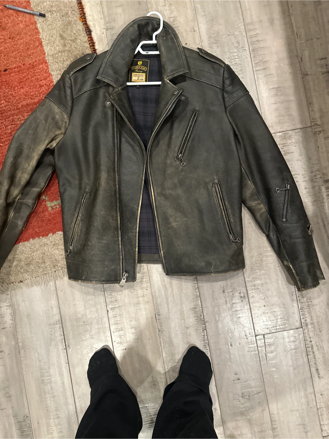 Andrew Marc Racing Leather Jacket