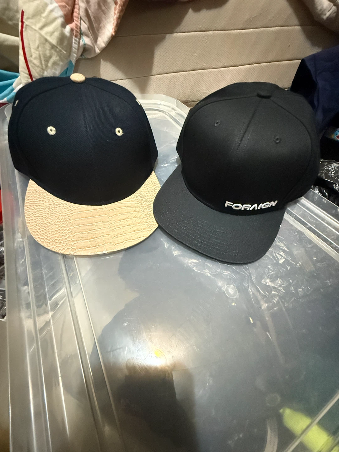 2 Snapback Hats - FOREIGN Brand