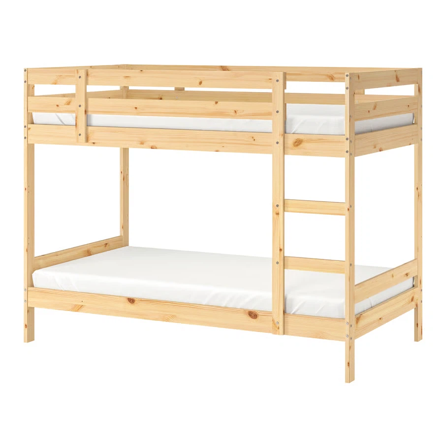 IKEA MYDAL Bunk Bed Frame - Twin, Pine