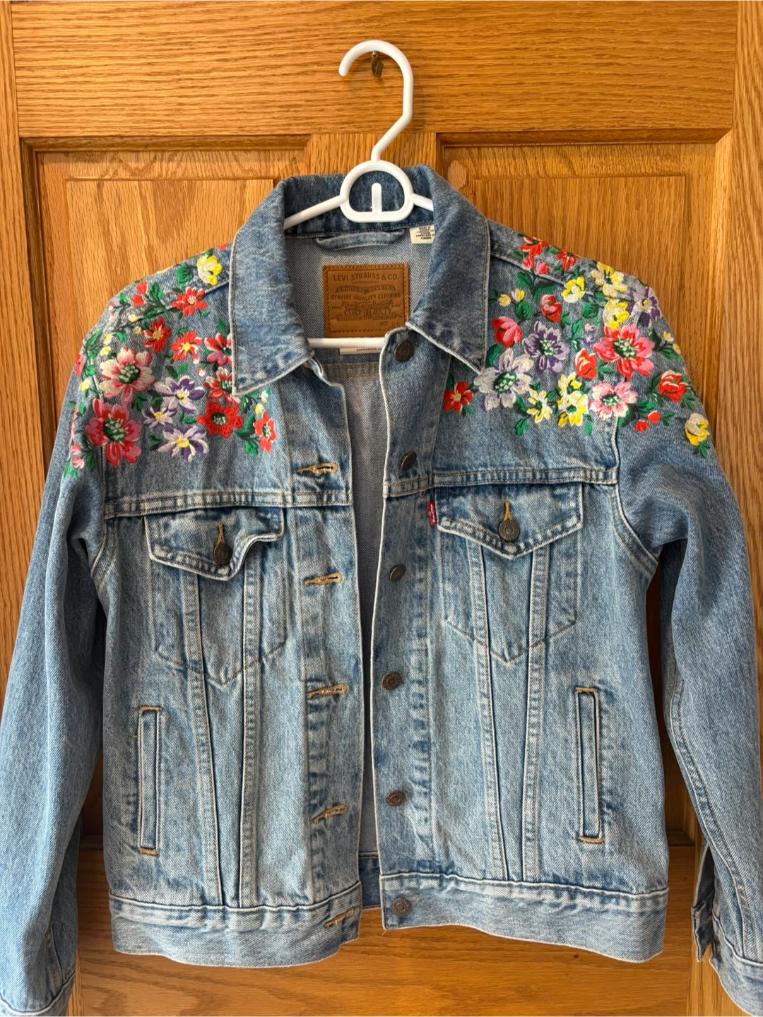 Women’s Levi's Embroidered Floral Denim Jacket