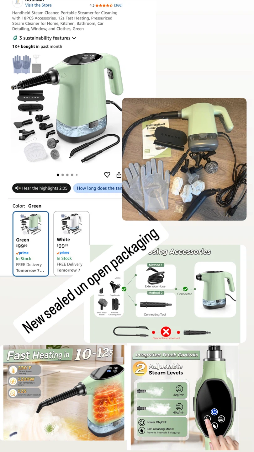 Handheld Steam Cleaner - photo 4