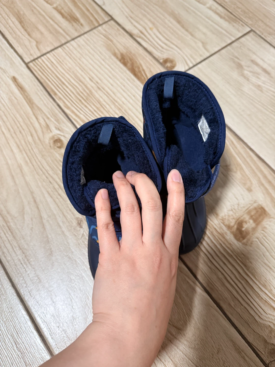 Navy Dinosaur Winter Boots - Size 9 - photo 2