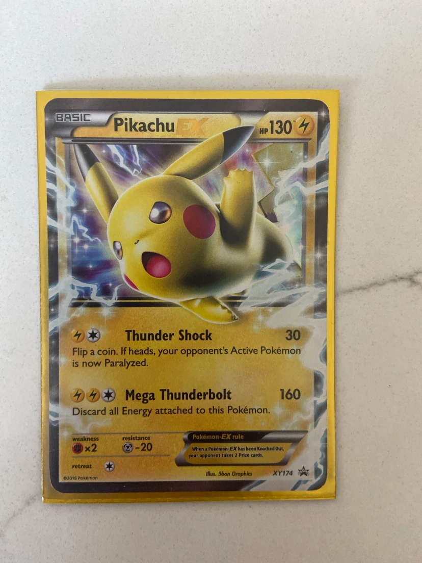 Pikachu EX Pokémon Card