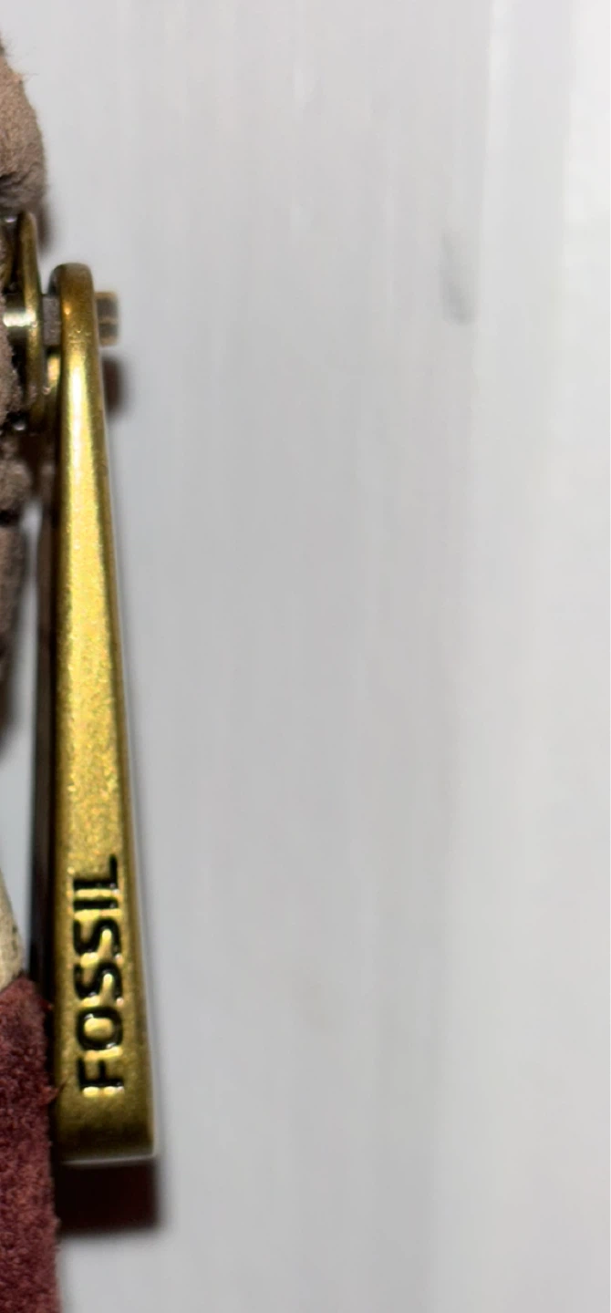 Fossil Striped Leather Shoulder Bag - photo 3