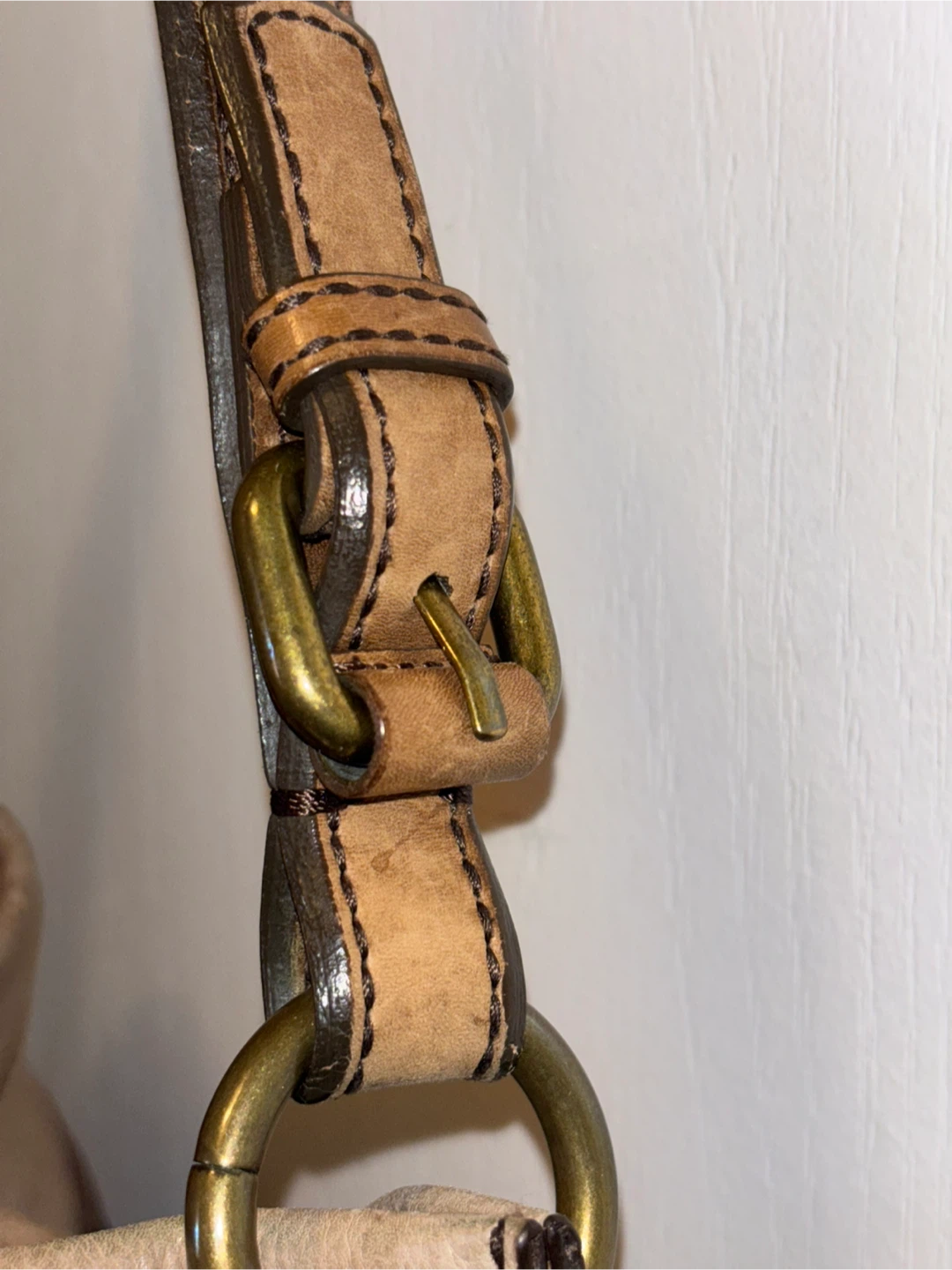 Fossil Striped Leather Shoulder Bag - photo 5