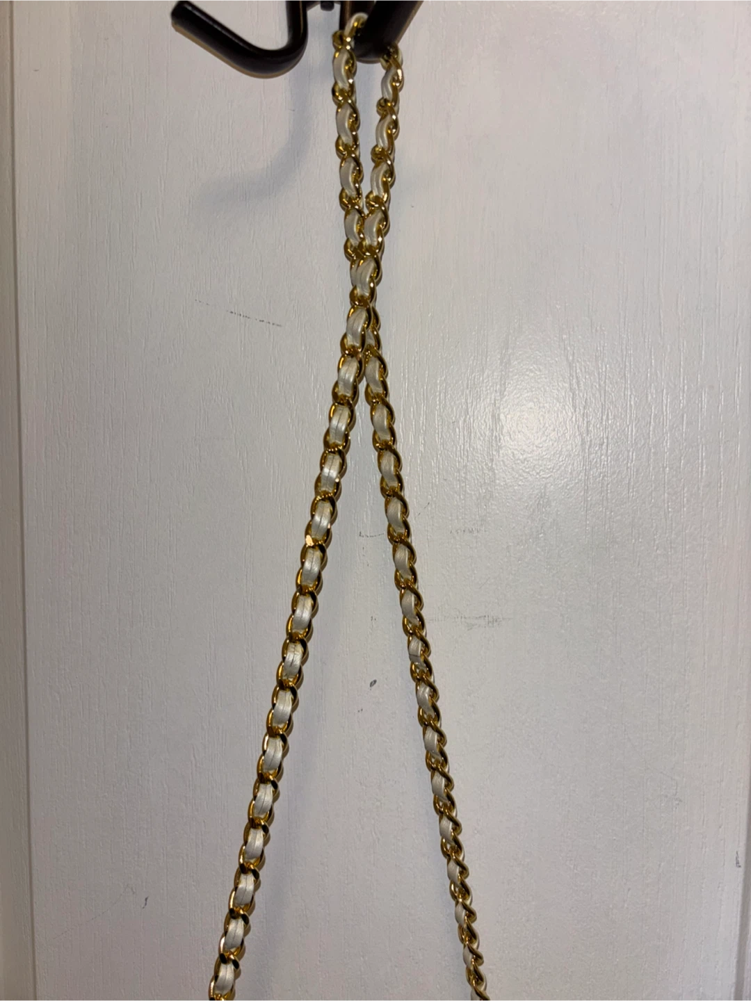 Quilted Clutch leather with Gold Chain Strap - photo 4
