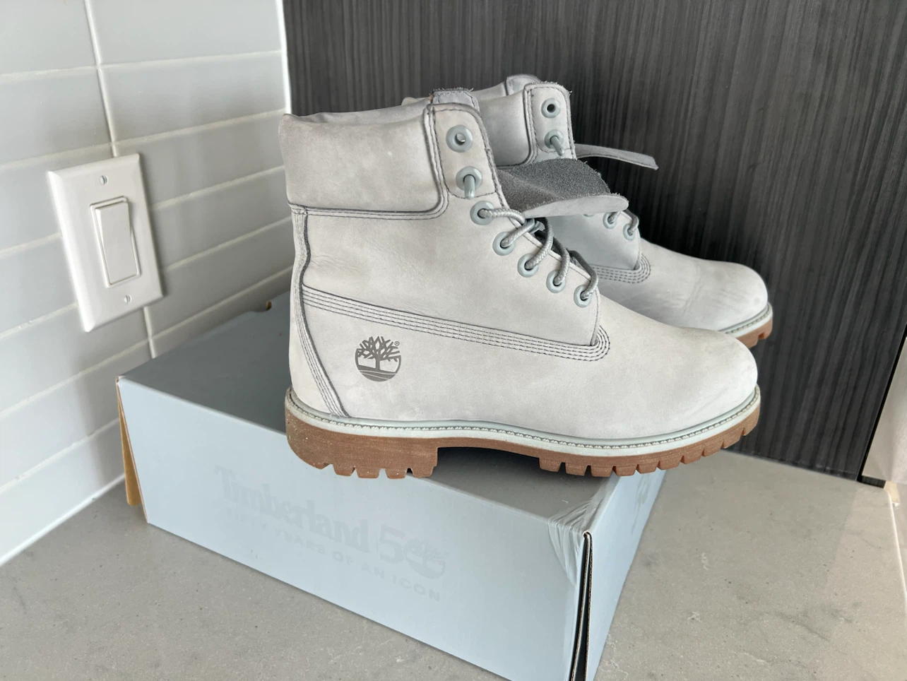 Timberland Premium  Boots - Light Grey