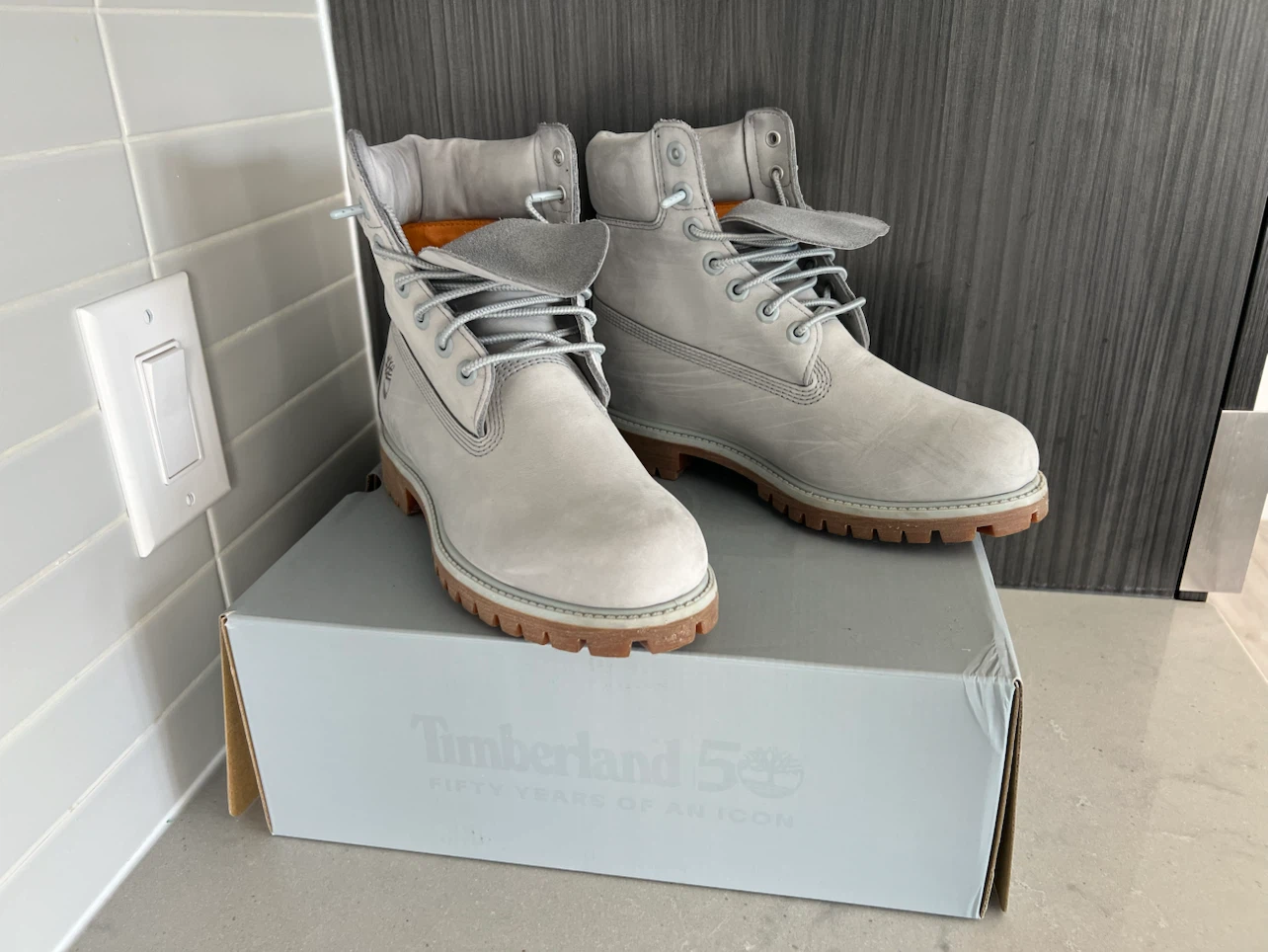 Timberland Premium  Boots - Light Grey - photo 3