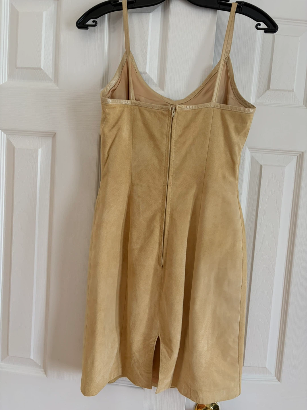 Danier Leather Mini Dress - Tan - photo 2