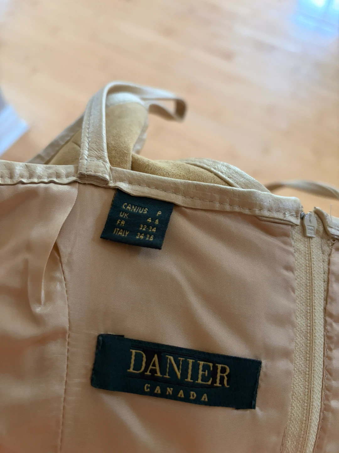 Danier Leather Mini Dress - Tan - photo 3
