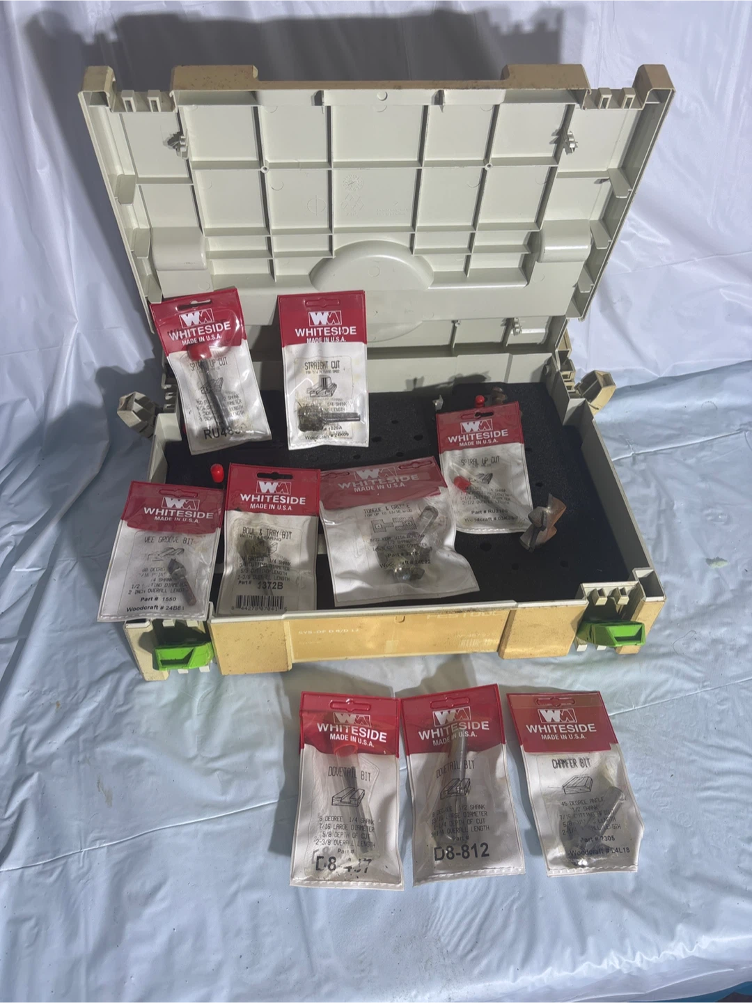 Whiteside Router Bit Set with Case