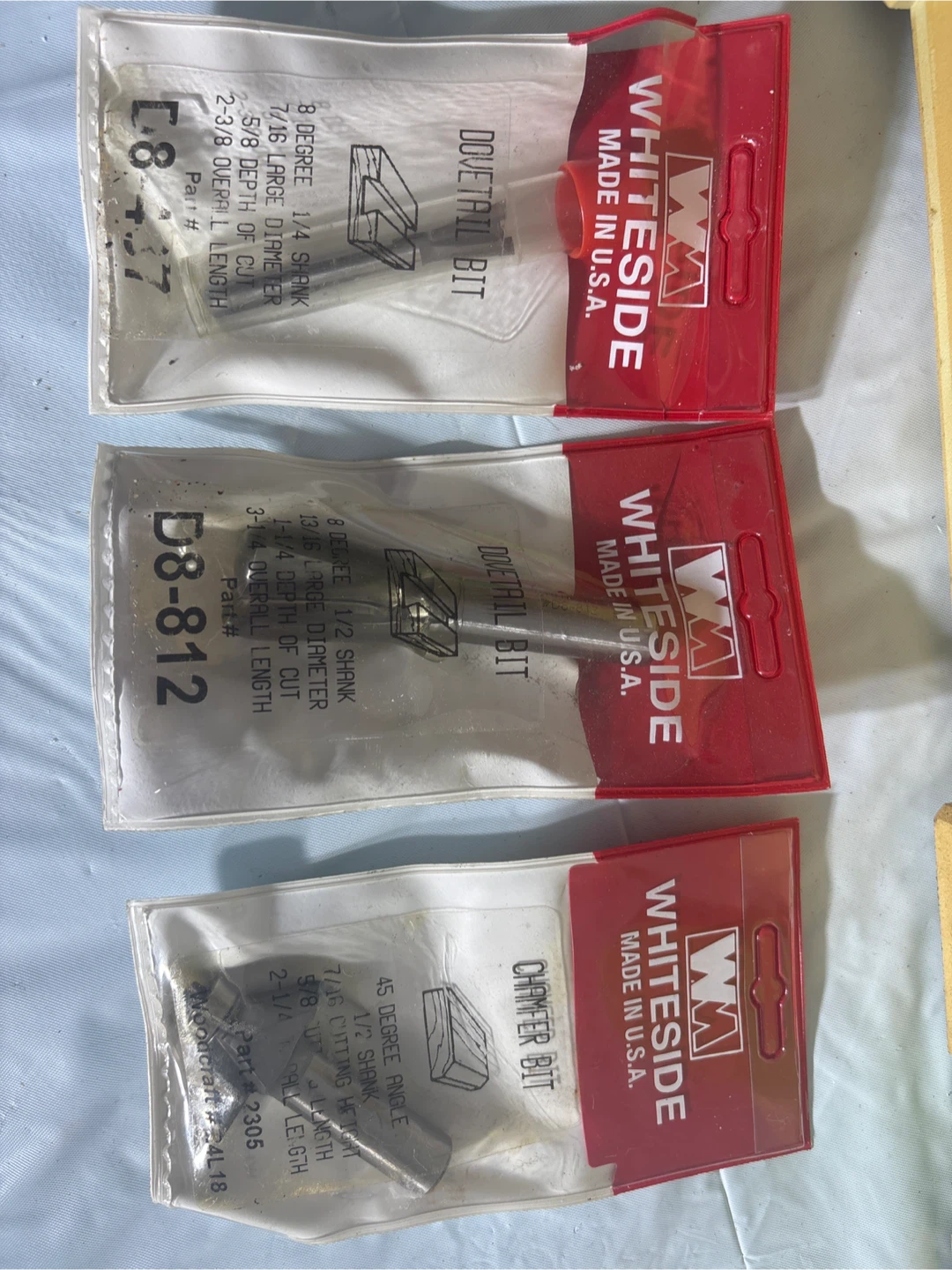 Whiteside Router Bit Set with Case - photo 2
