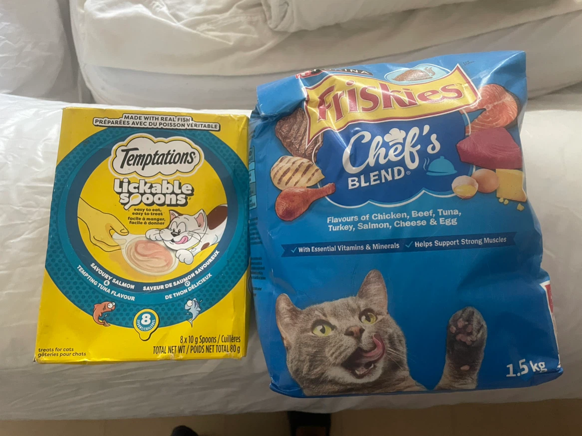 Cat foods unopened