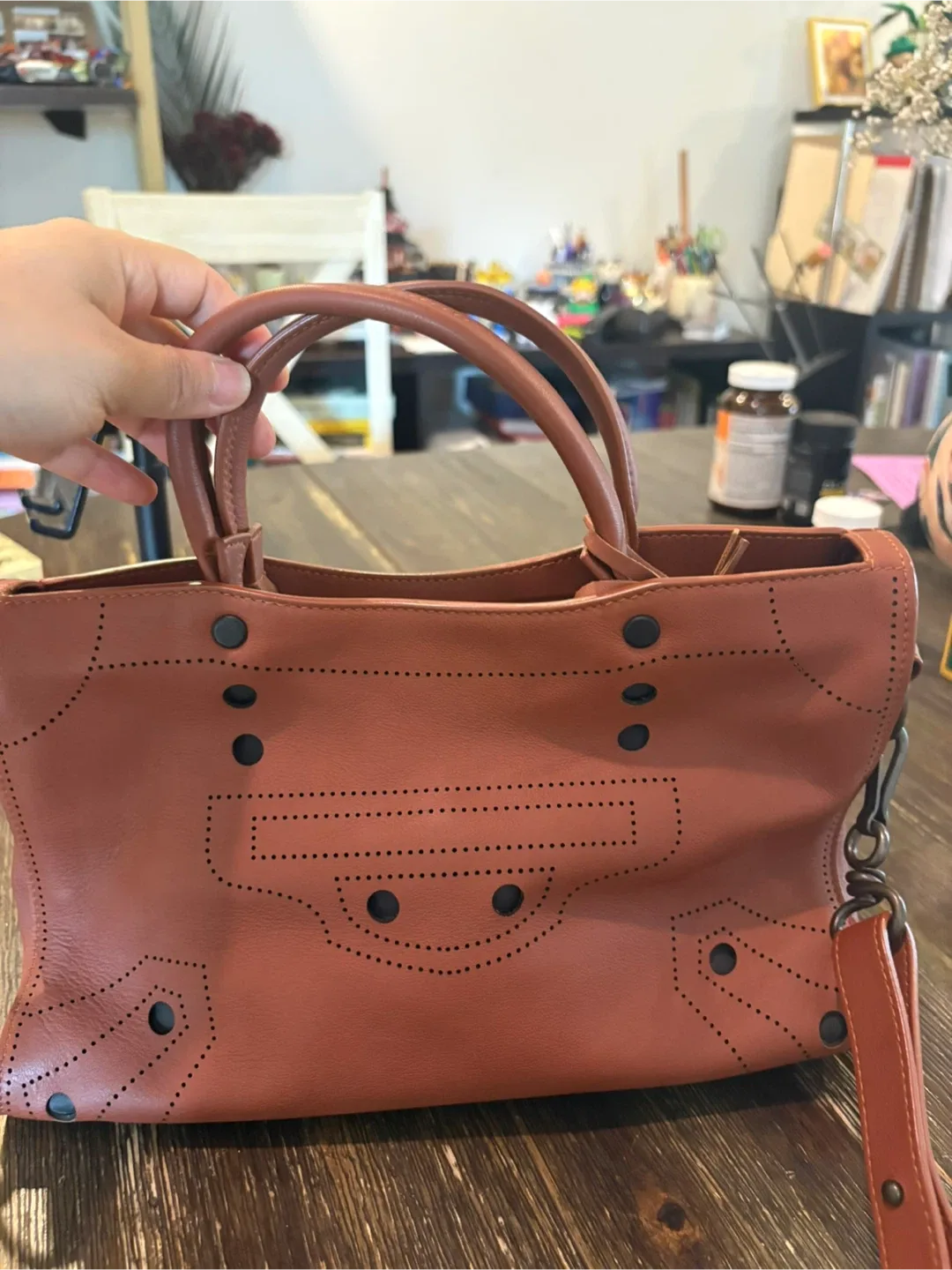Balenciaga Brown Leather Handbag - photo 2