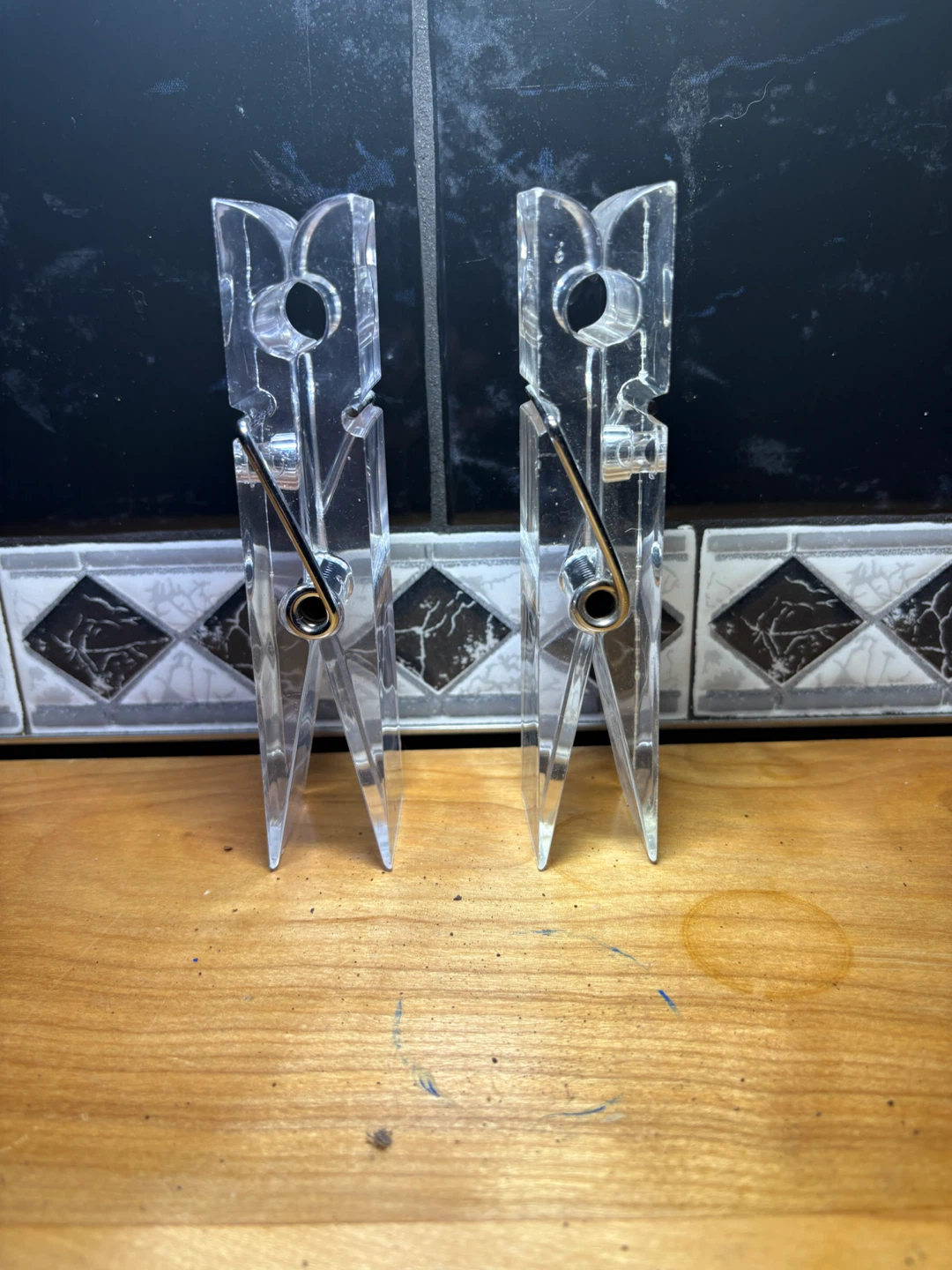 Acrylic Clear Plastic Clothespins (Set of 2) - photo 5