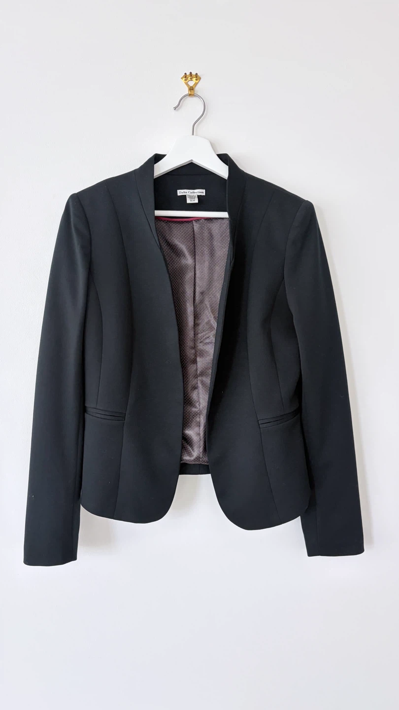 new Dalia Collection Black Blazer Jacket - M/M
