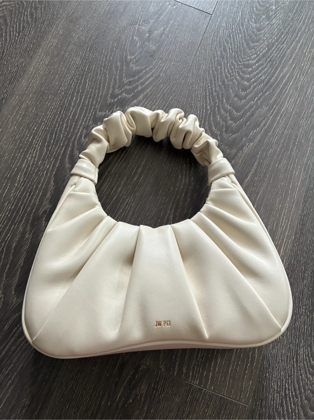 JW PEI Gabbi Ruched Hobo Bag - Cream