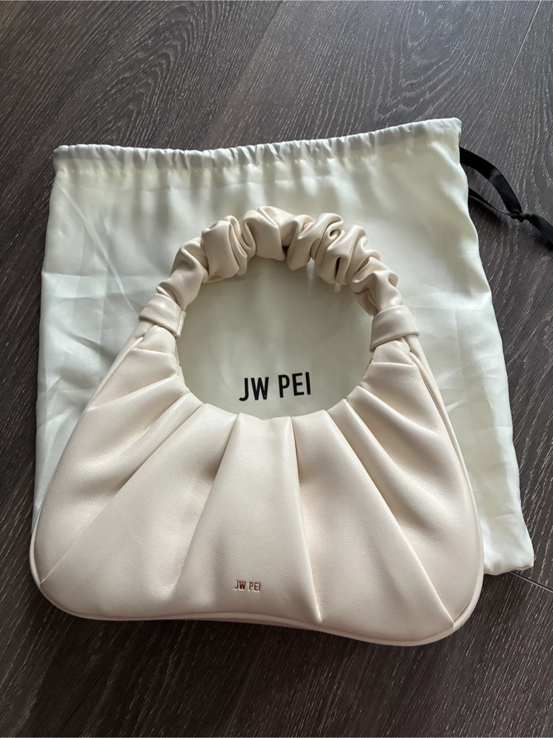 JW PEI Gabbi Ruched Hobo Bag - Cream - photo 5