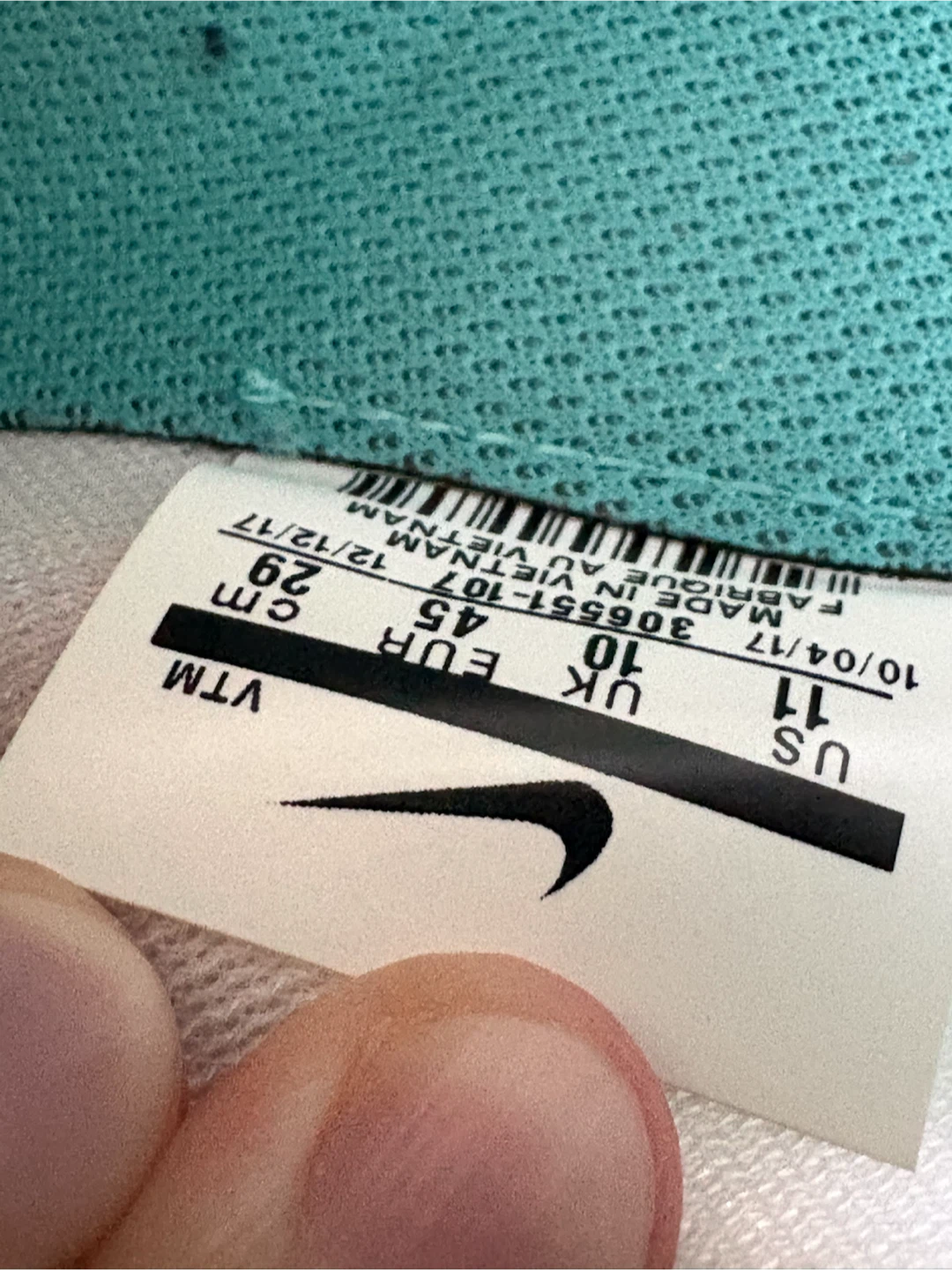 Nike Air Max 93 White Green Size 11 - photo 3