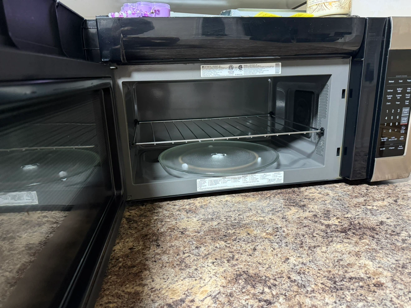 LG Over-the-Range Microwave - photo 2
