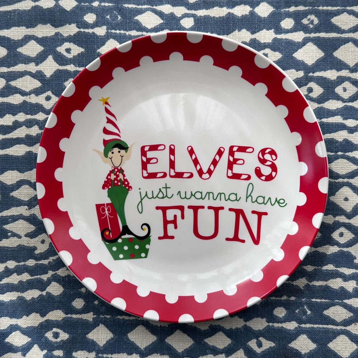 Holiday Elf Plate