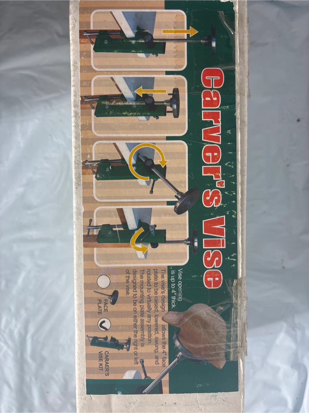 Carver's Vise with Mounting Plate