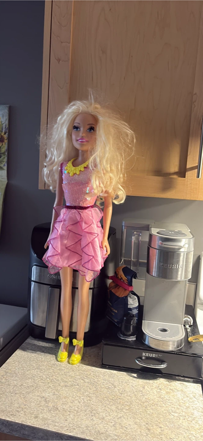 Barbie doll with blonde hair