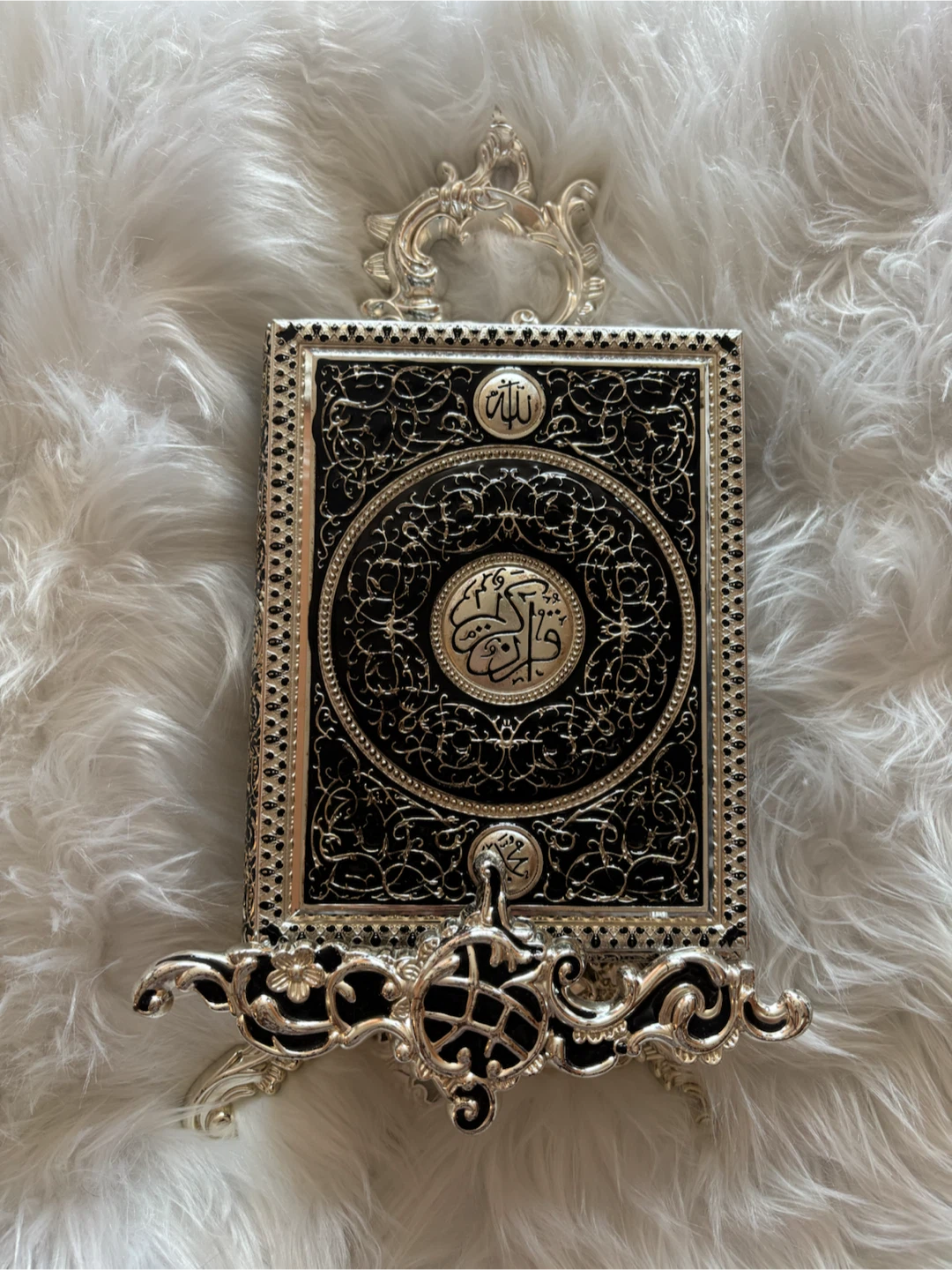 Ornate Decorative Quran Box with Stand - photo 2