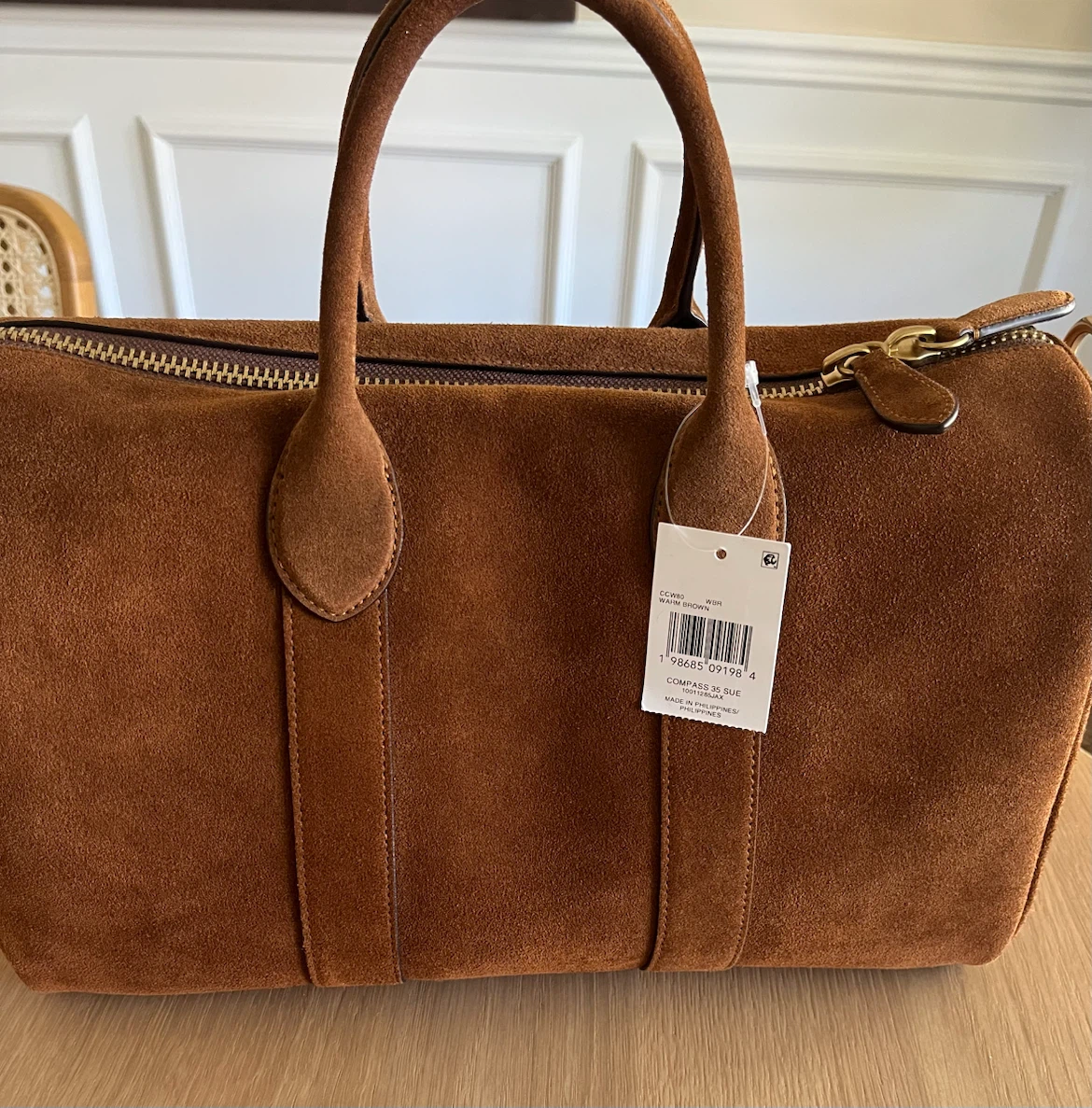 Coach Compass 35 in Warm Brown Suede - photo 3