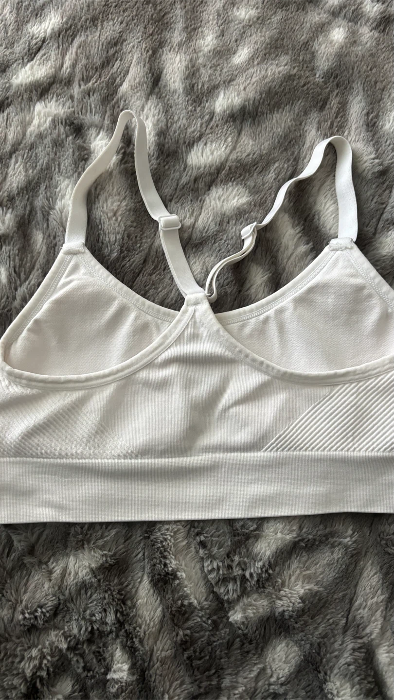 New Balance White Sports Bra size M - photo 2