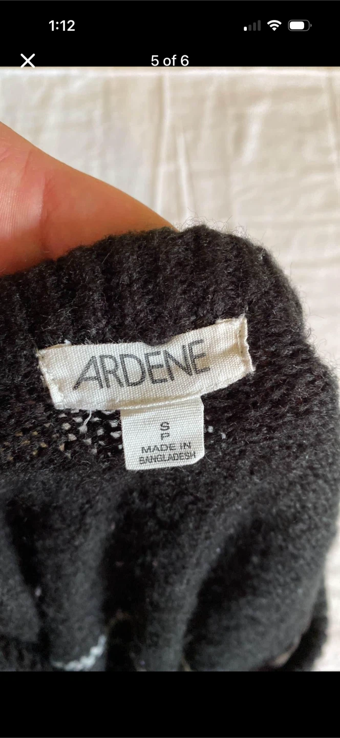 Ardene Striped Knit Sweater with Shoulder Buttons - photo 5
