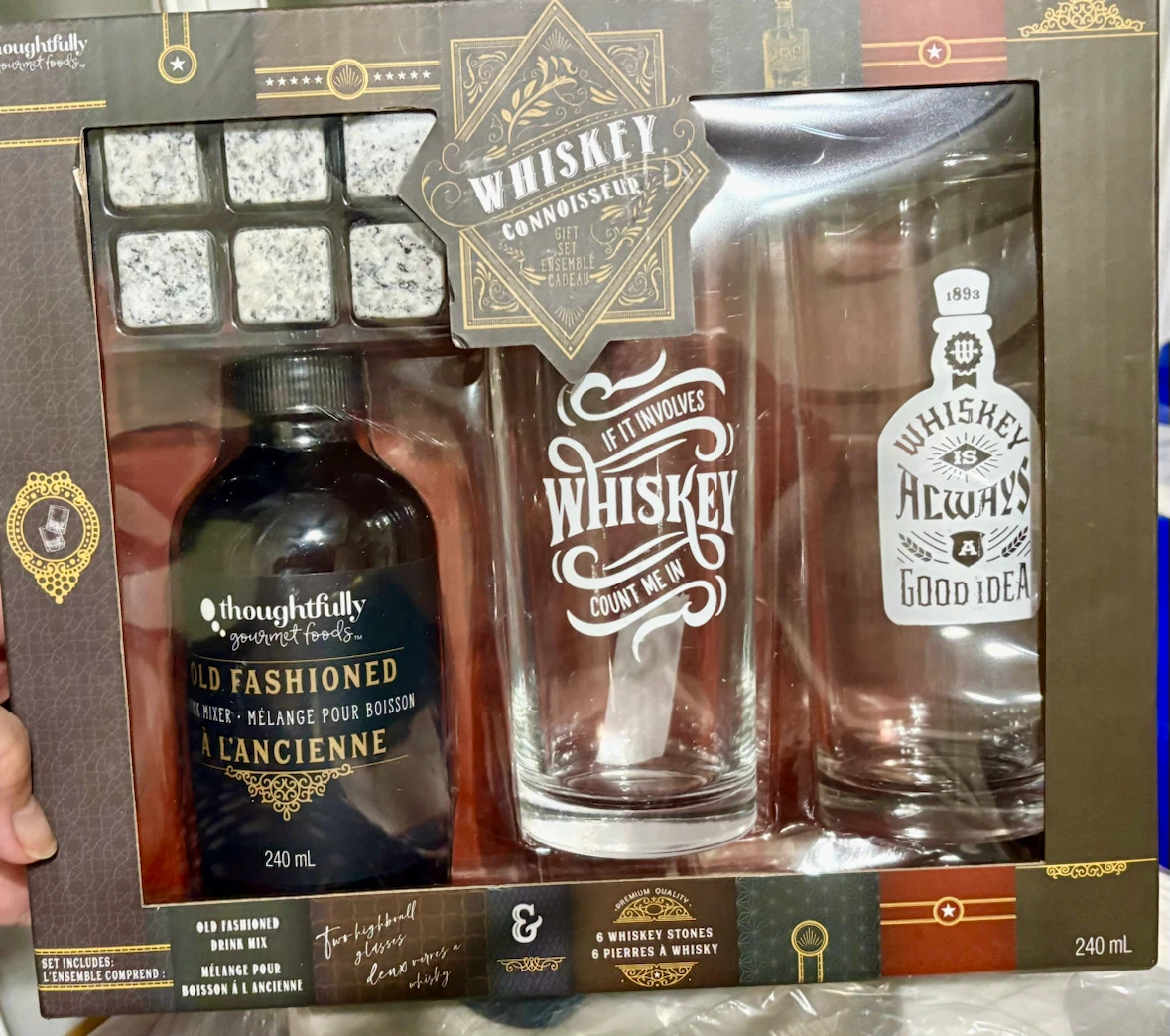 Thoughtfully Gourmet Whiskey Connoisseur Gift Set