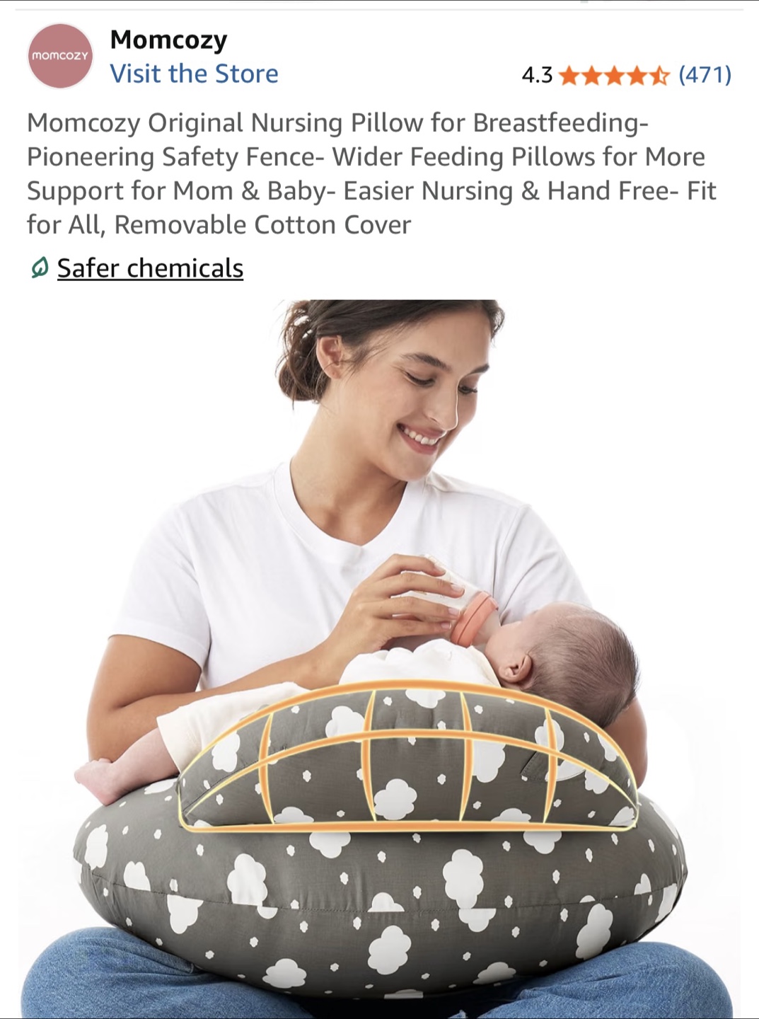 Momcozy Original Nursing Pillow - photo 5