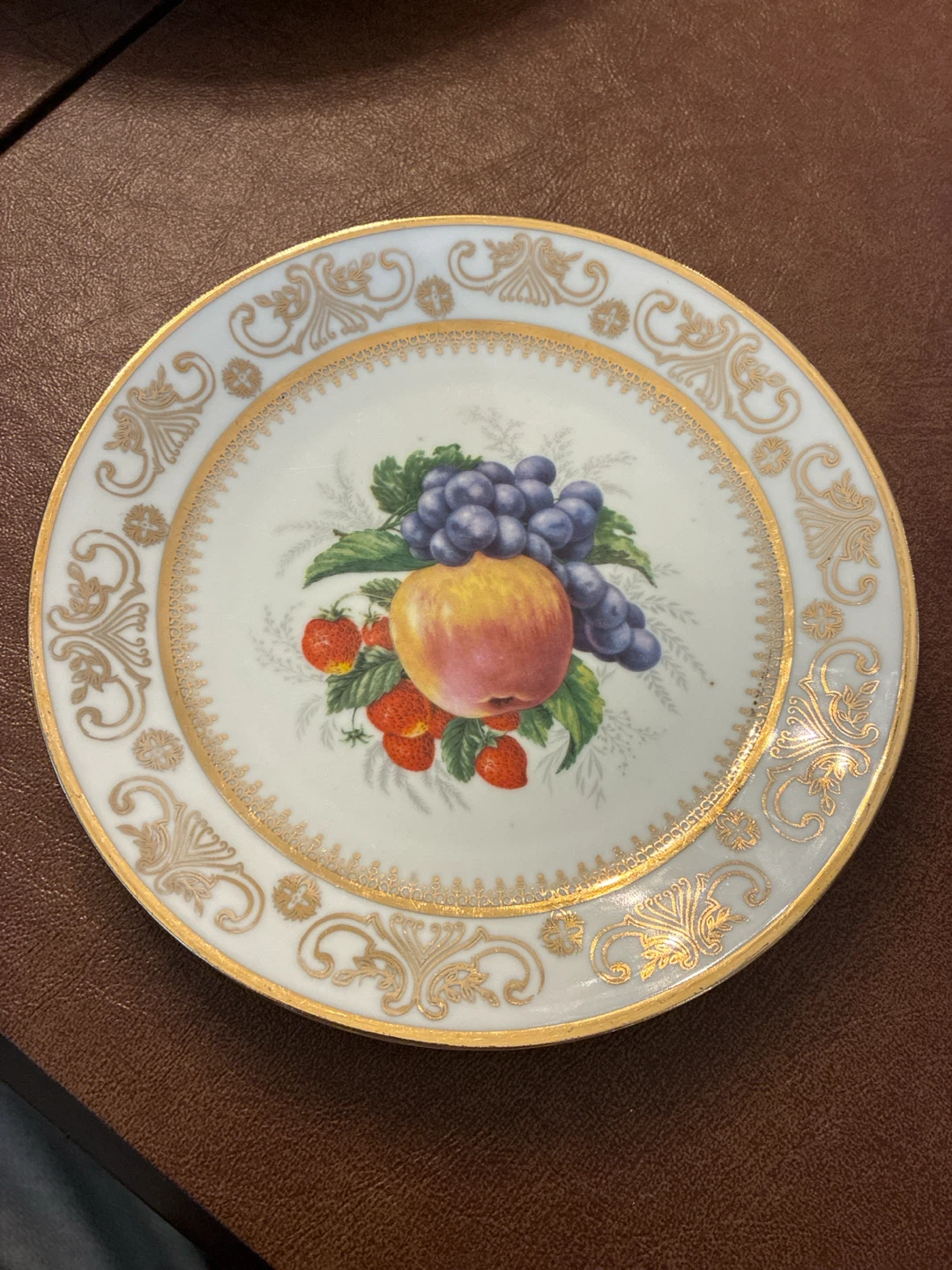 Set of 7 Fruit Dessert China Plates - photo 2