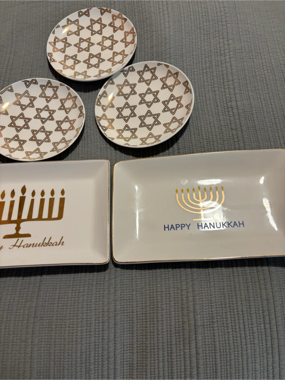 Hanukkah Dish and Plate Set