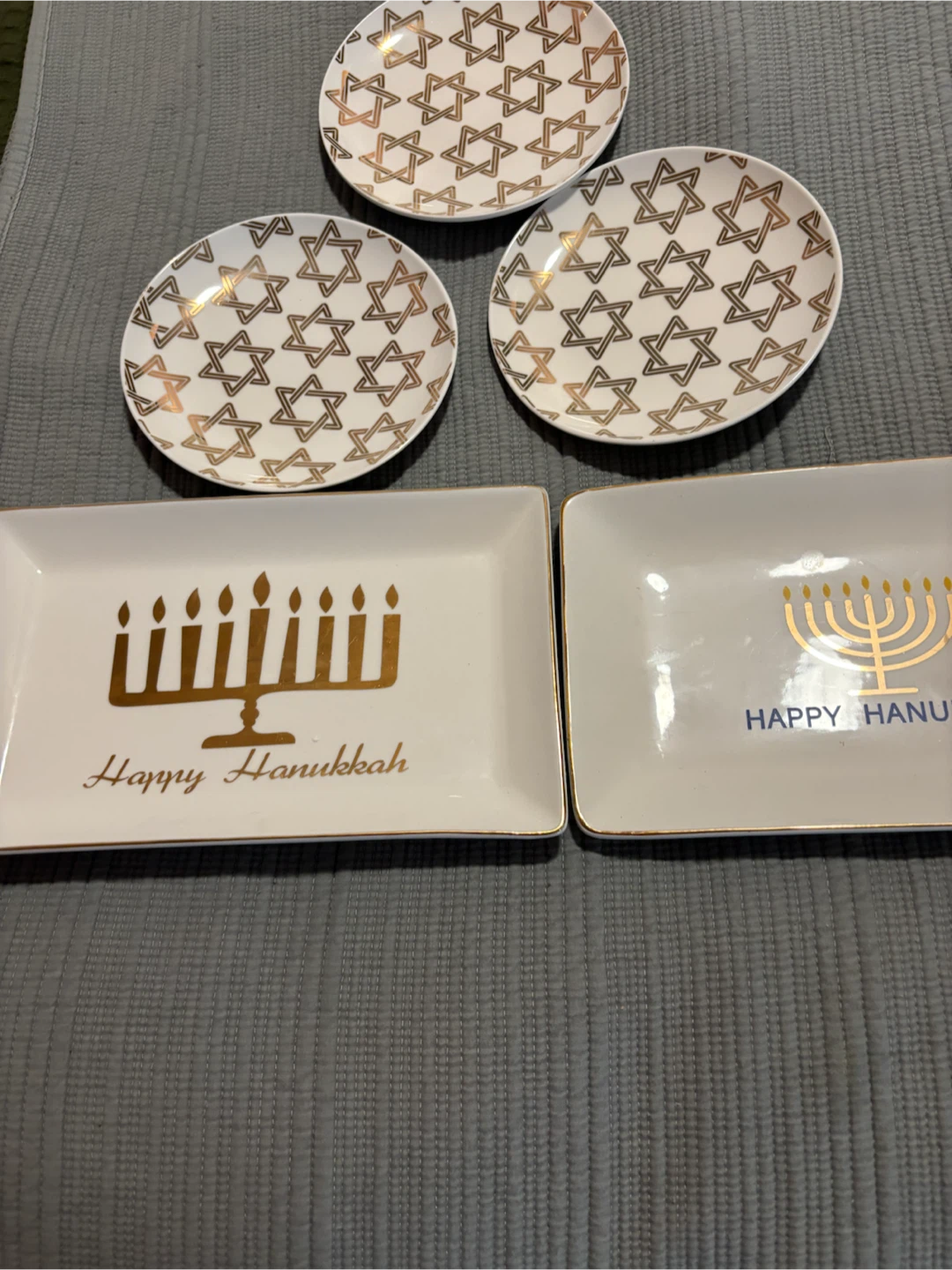Hanukkah Dish and Plate Set - photo 2