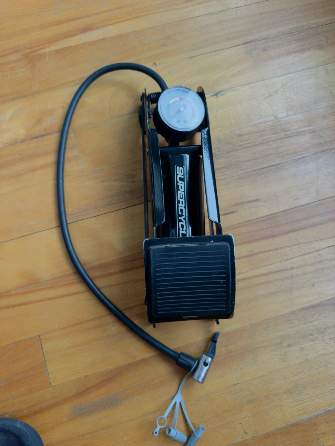 Supercycle Bicycle Floor Pump with Gauge