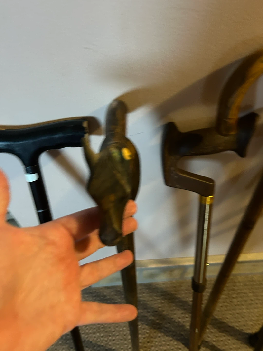 Collection of 7 Walking Canes and Sticks - photo 3