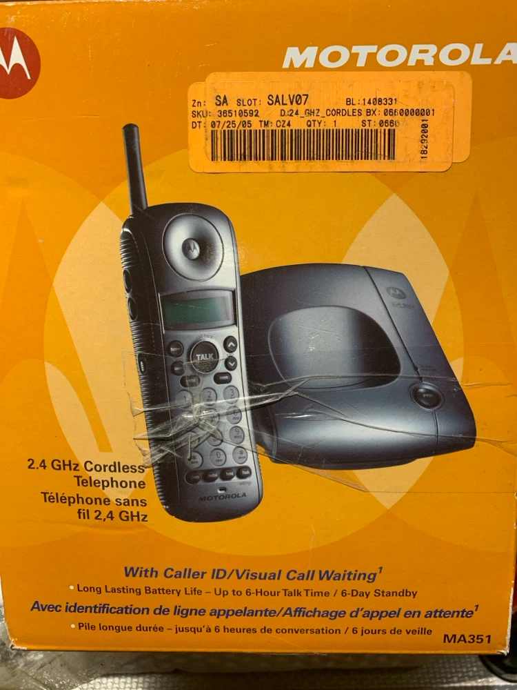 Motorola 2.4 GHz Cordless Telephone  MA351