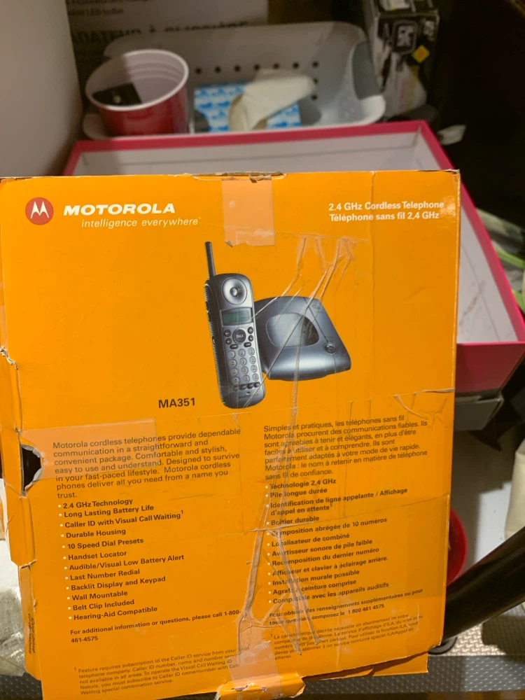 Motorola 2.4 GHz Cordless Telephone  MA351 - photo 2